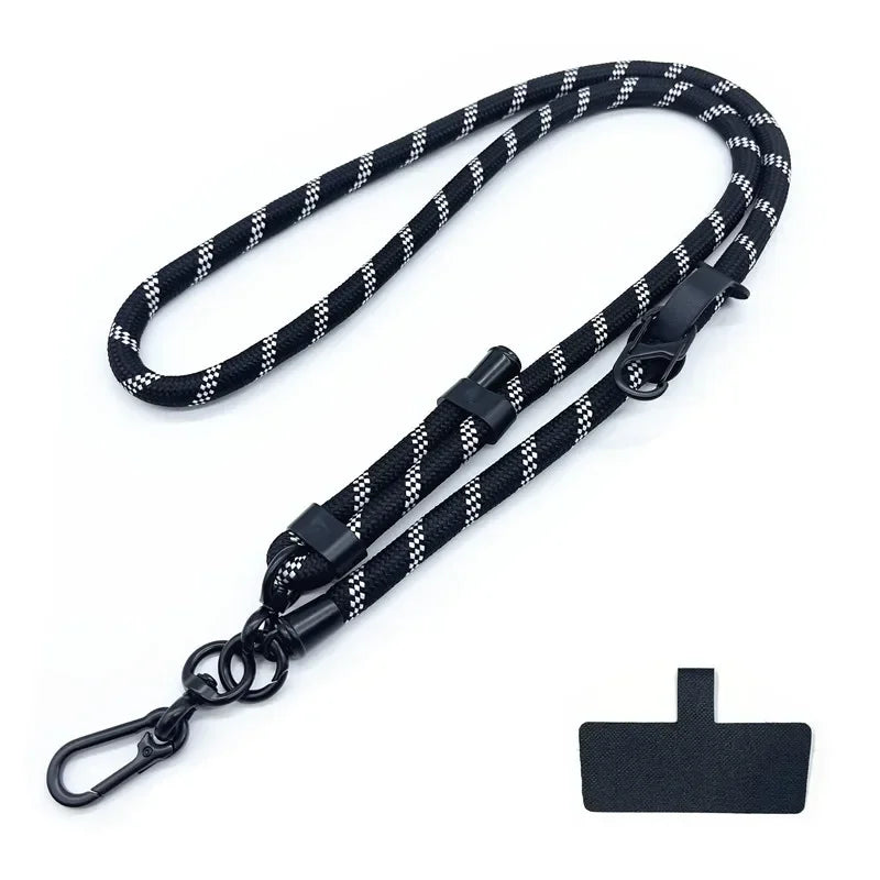 Adjustable 10mm phone lanyard, 120cm, for iPhone