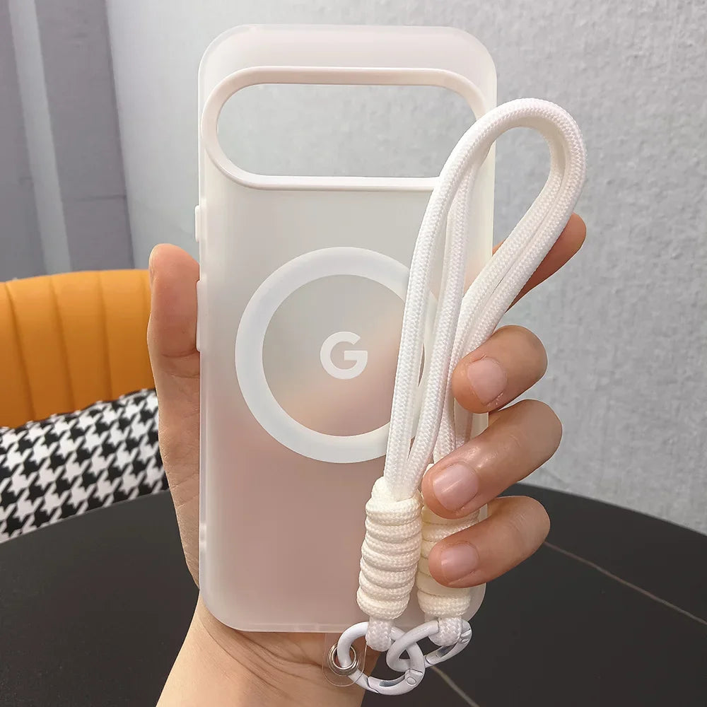 Mattierte transparente Handyhülle mit Band