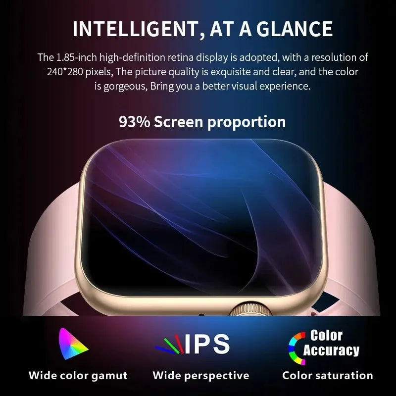 Moderne Smartwatch 10 GPS NFC BT-Anruf Herren