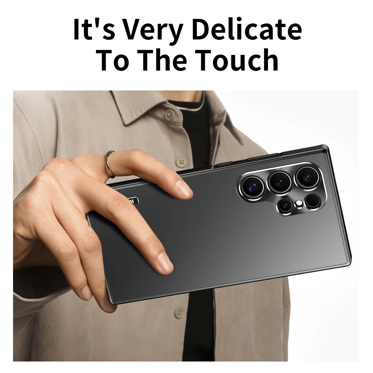 Magnetic aluminum case for Samsung S25 Ultra