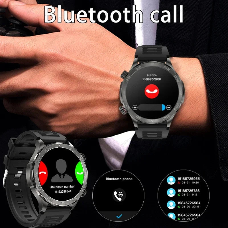Sports Smartwatch 2025 with GPS, NFC & AMOLED display