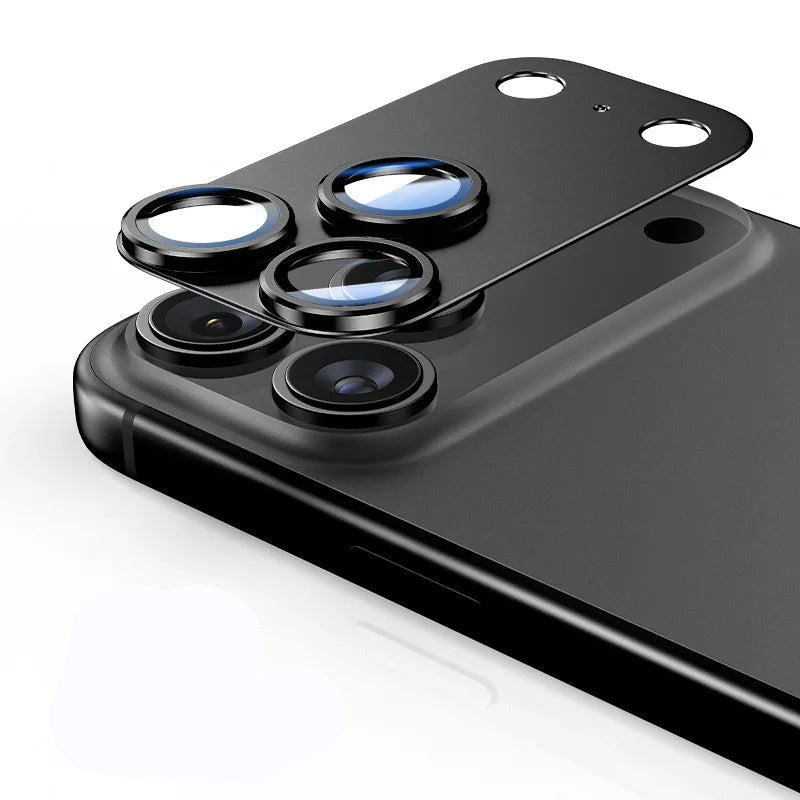 Aluminum reversing camera protector for iPhone 17