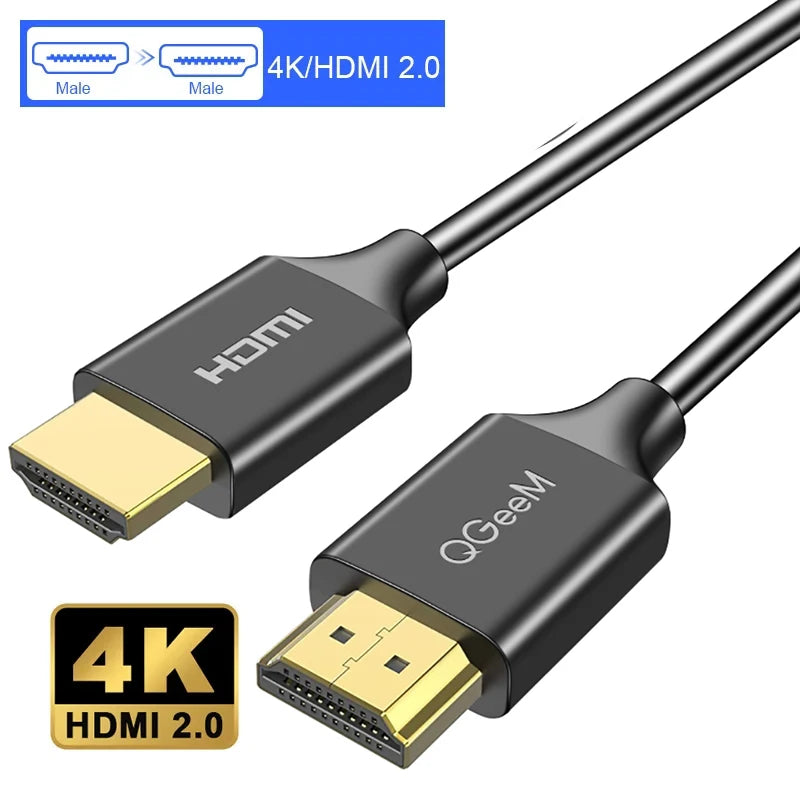 HDMI 2.0 Kabel 4K für TV, Konsole, Projektor