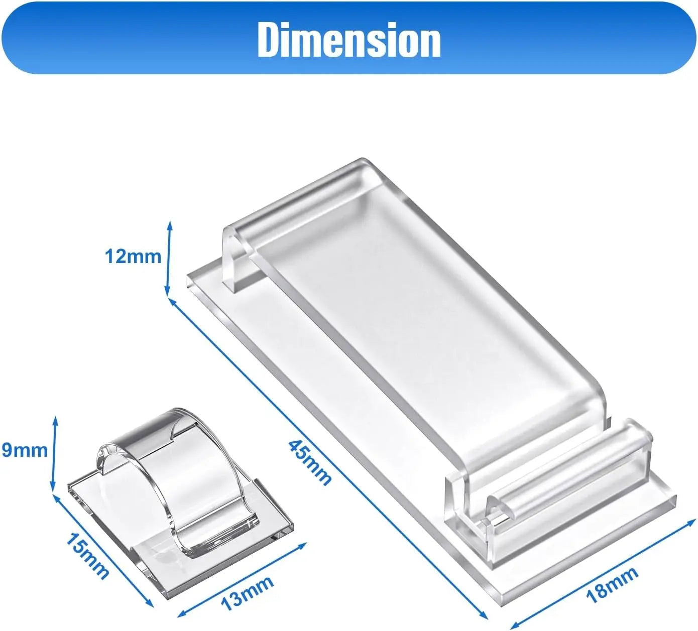 70-teiliges Kabelmanagement Set Büro & Zuhause
