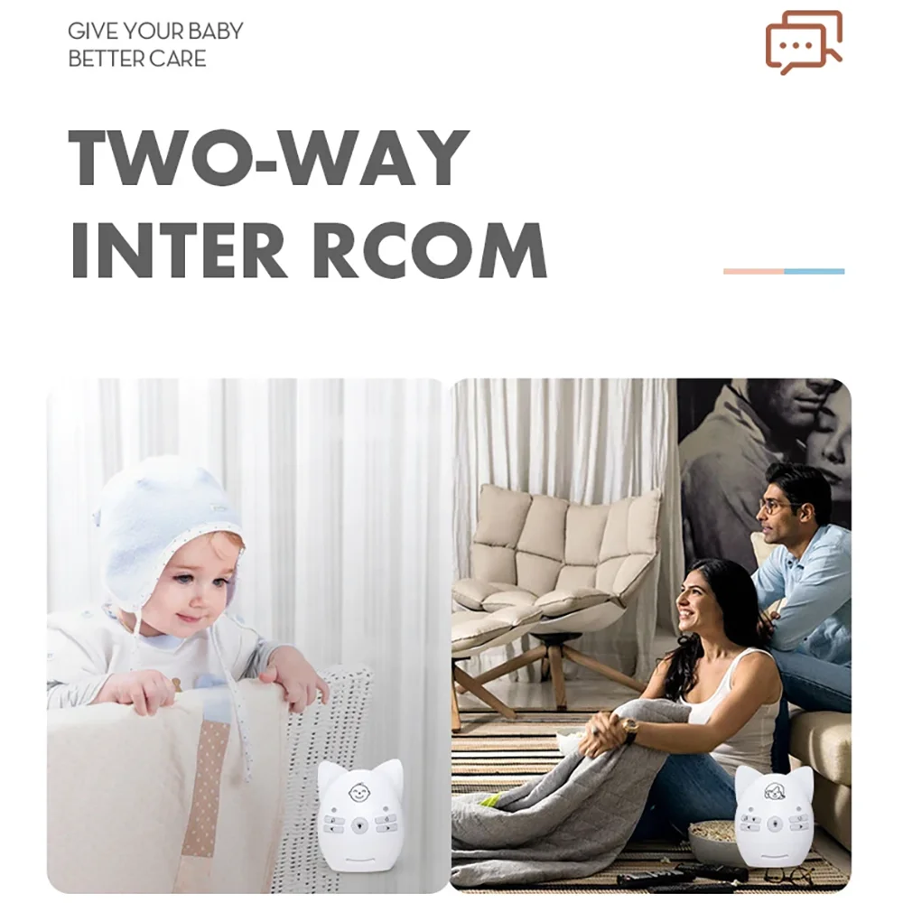 Kabelloses Babyphone mit Zwei-Wege Audio & Musik