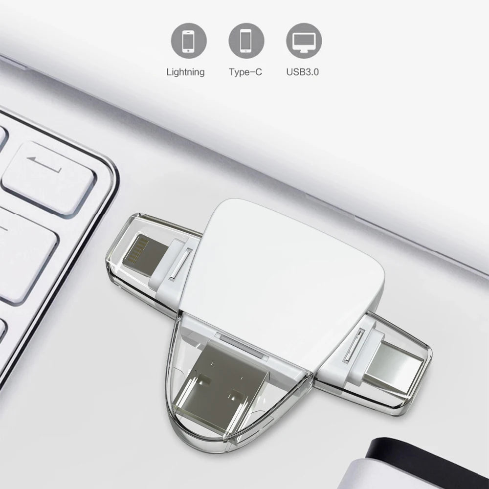 Mini OTG card reader adapter for iPhone & iPad