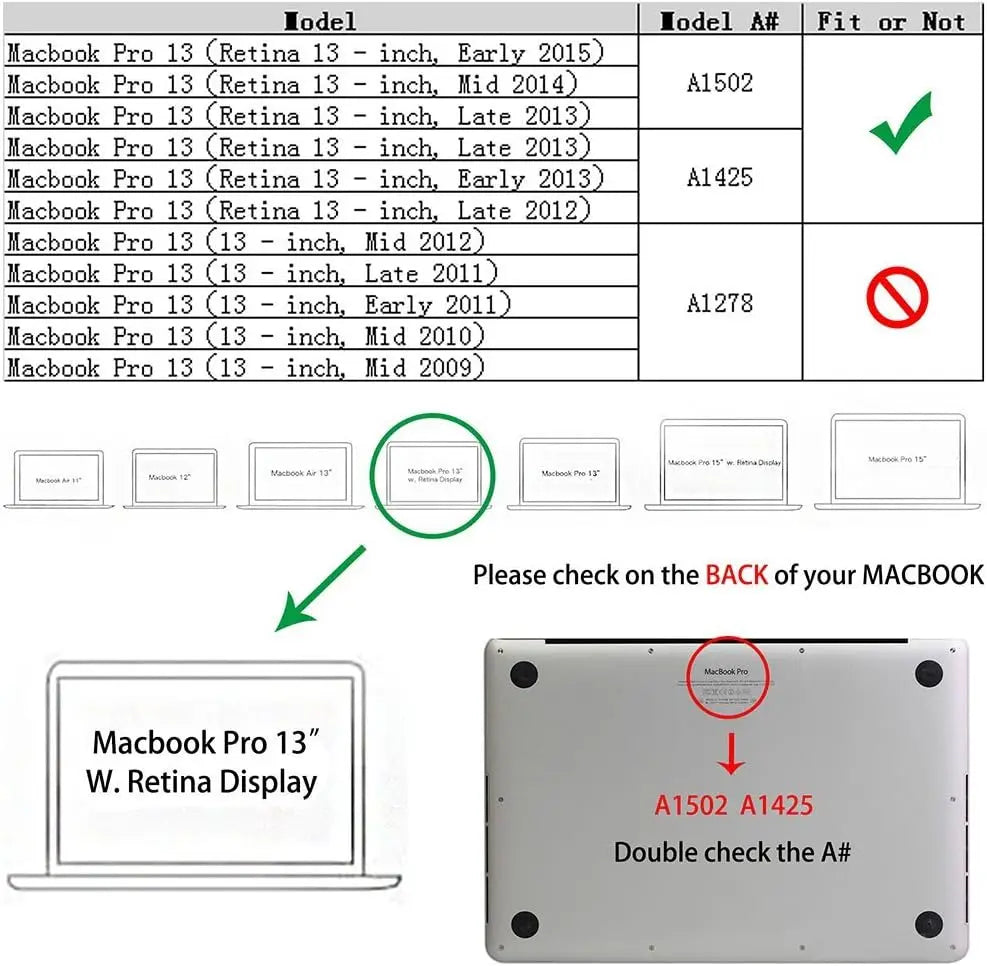Protective case for MacBook Pro Retina 13