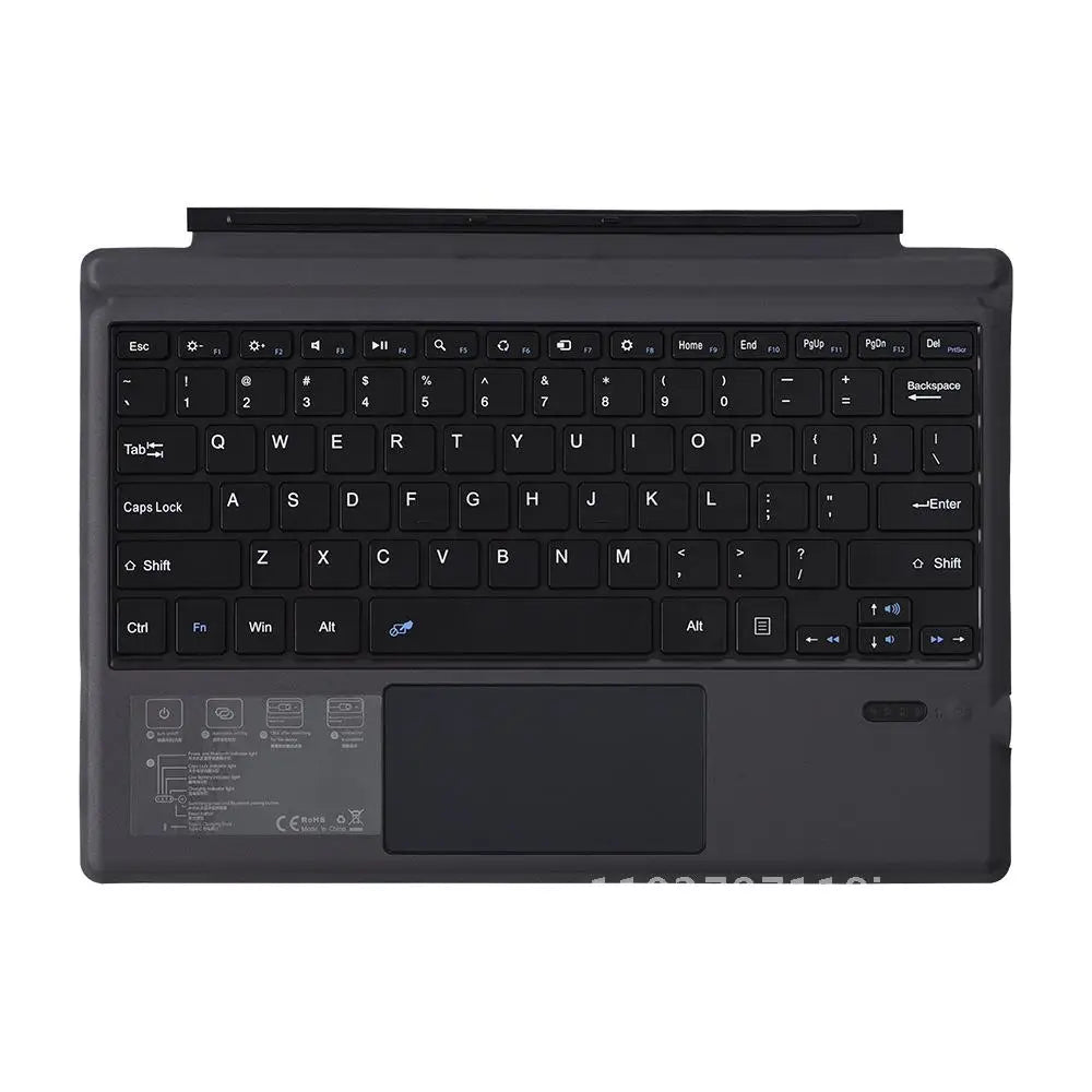 Wireless Bluetooth keyboard with backlighting for Surface Pro & Go