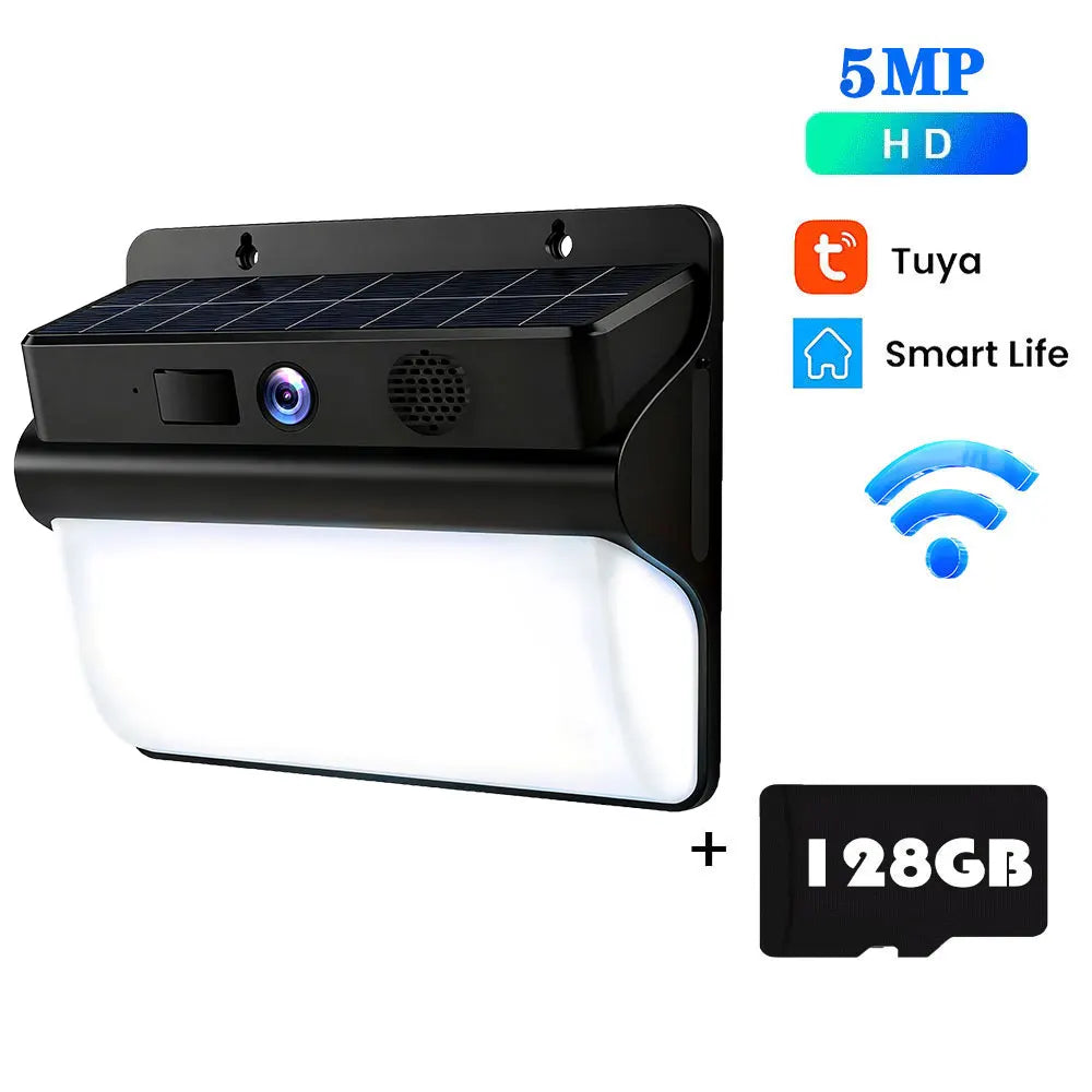 2K solar camera with Wi-Fi, battery & color night vision