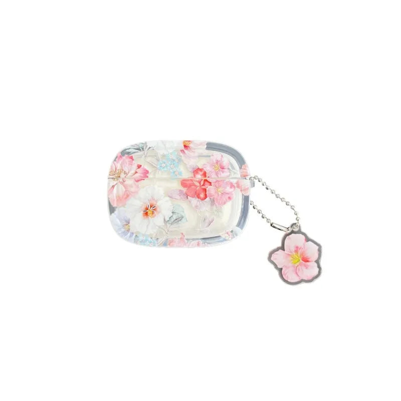 Floral silicone case for AirPods 1 2 3 4 Pro