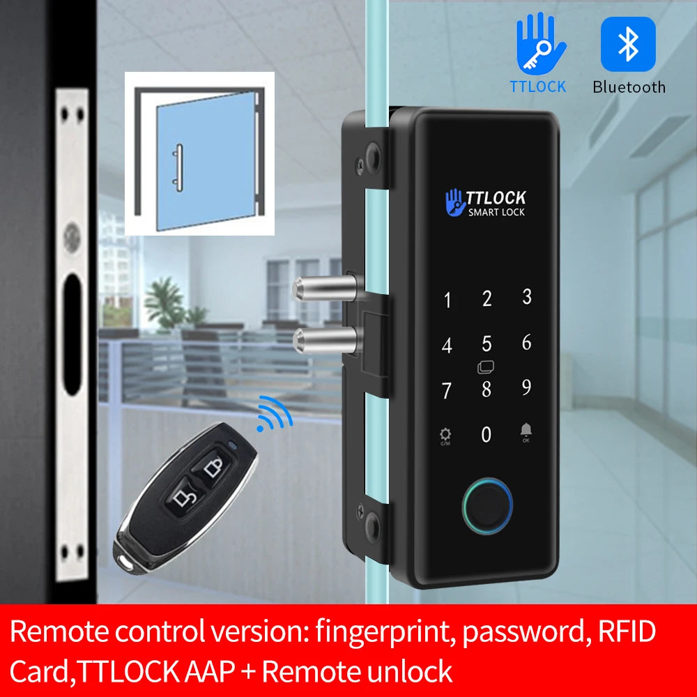 Smart Glas Türschloss mit TTLock App & G2 Gateway