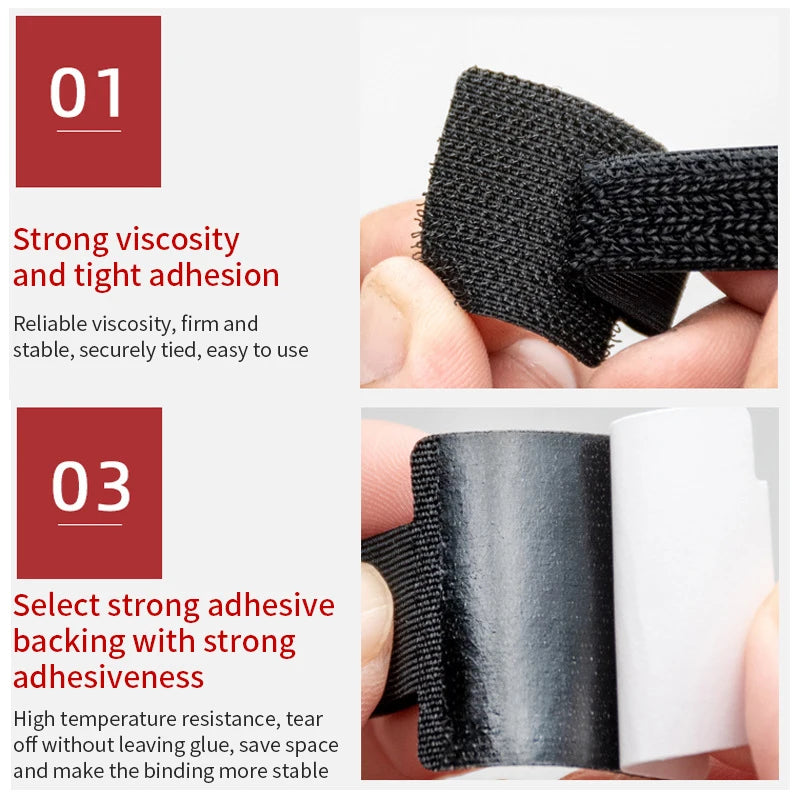 Wiederverwendbare Kabelbinder – Verstellbare Kabelhalter