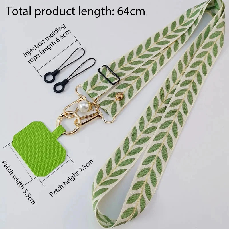 Verstellbares langes Handy Lanyard mit Clip