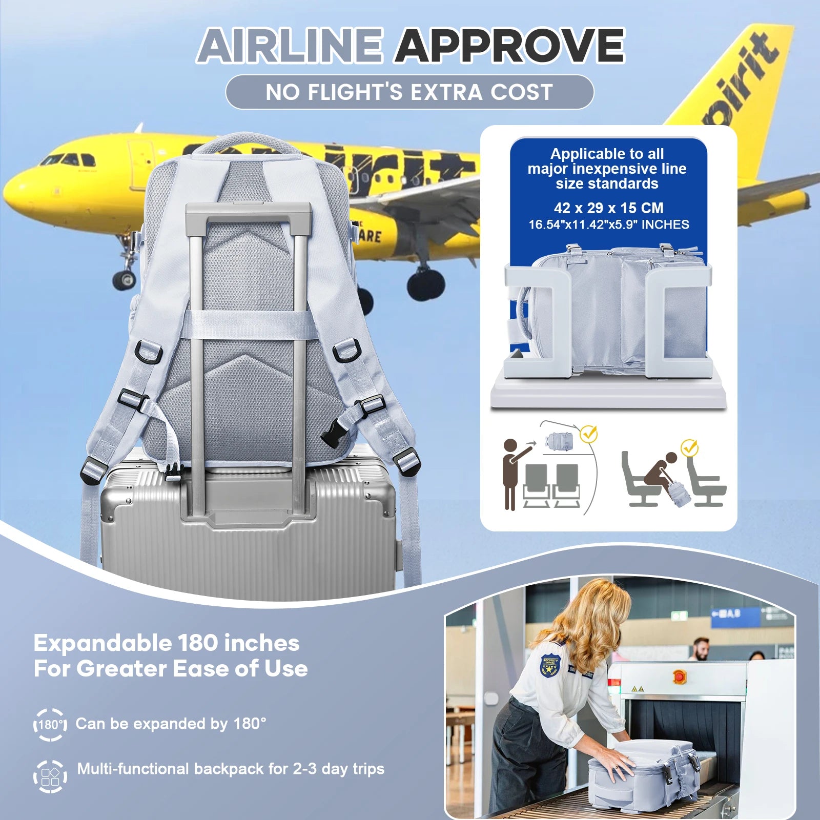 Modischer Laptop- & Reiserucksack