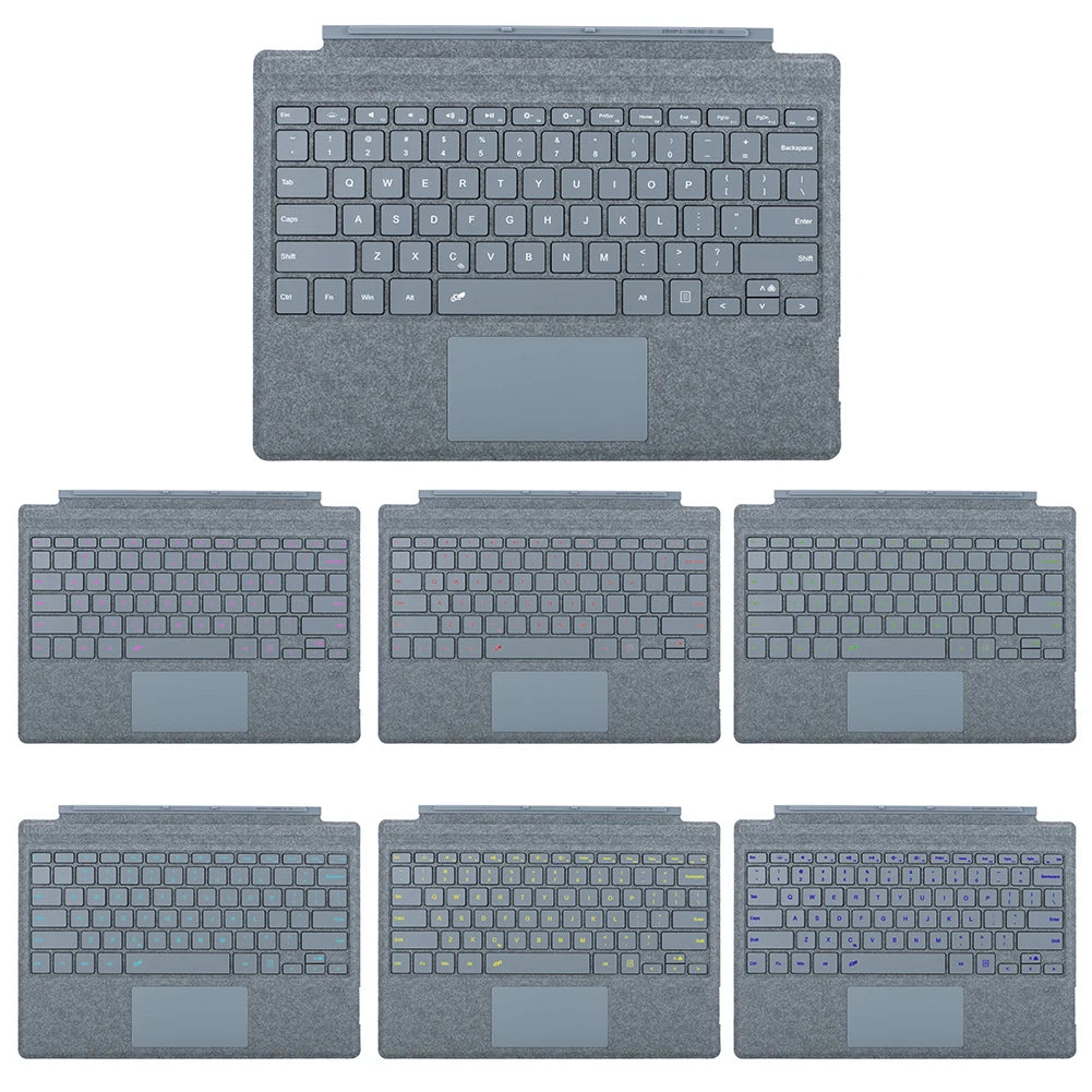 Kabellose Bluetooth Magnettastatur mit Trackpad für Surface Pro