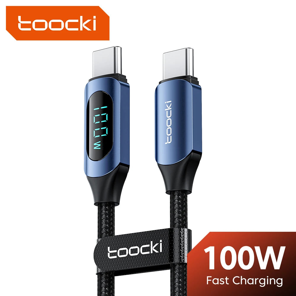 Toocki 100W USB-C PD Schnellladekabel