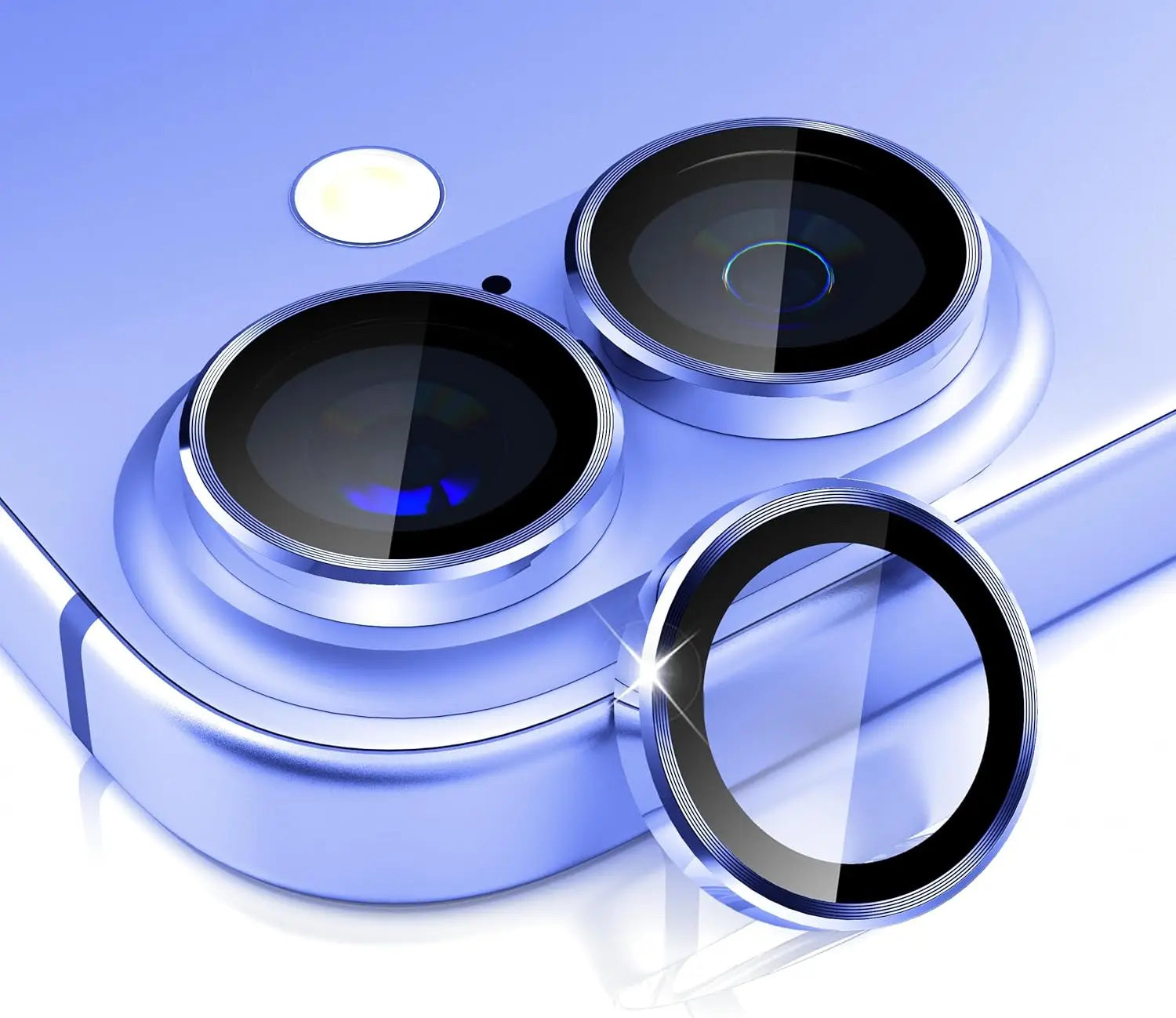 Bling Glitter Kamera Schutzglas für iPhone 17