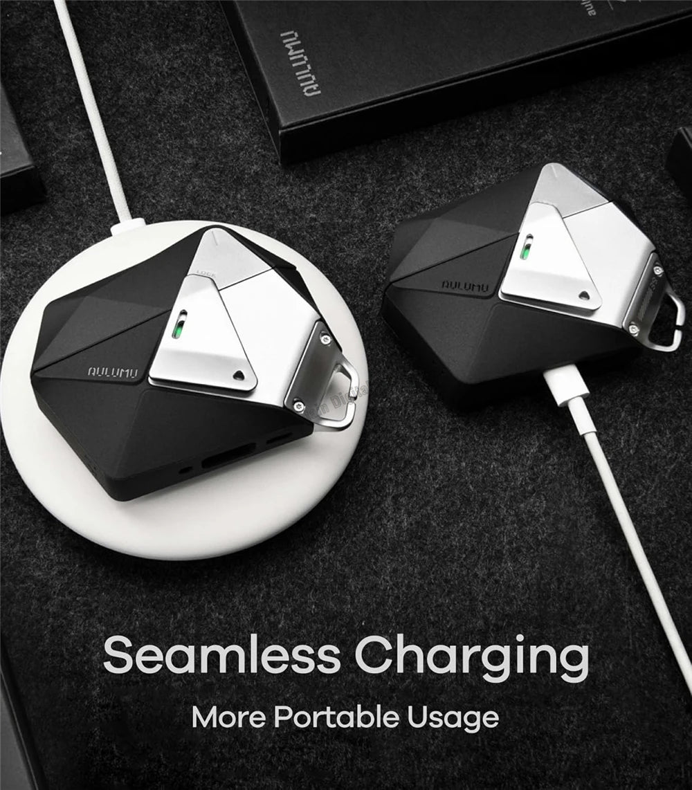 Geometrische AirPods Pro 3 Hülle mit Schloss