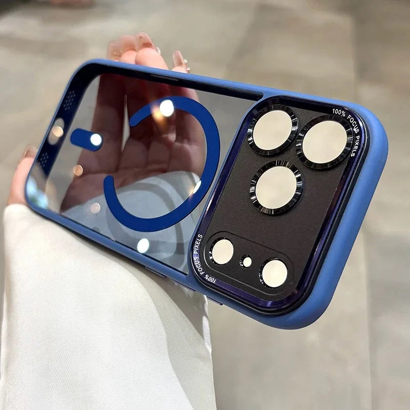 MagSafe transparente Hart-Acryl-Hülle für iPhone 17 Pro Max