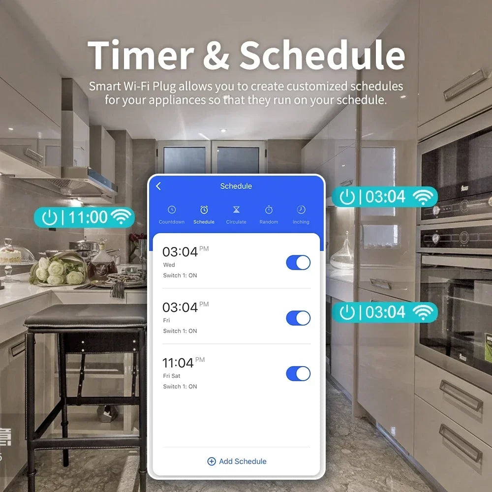Tuya Smart Plug EU with App, Alexa & Power Metering