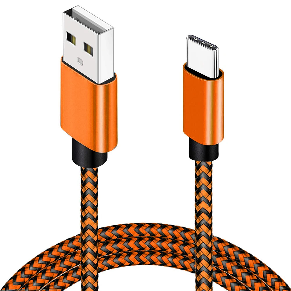 USB Typ-C Schnellladekabel Nylon 1-3m