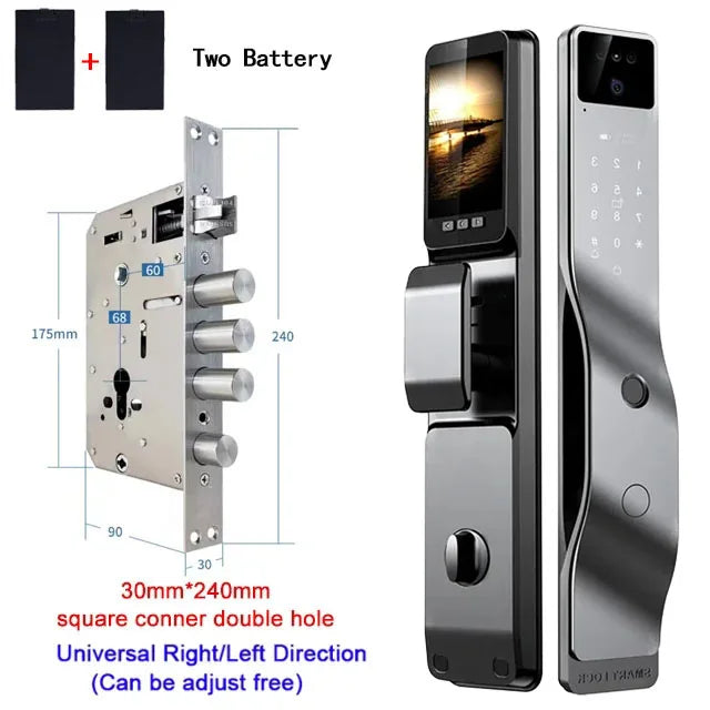 Smartes Türschloss mit Kamera & Fingerabdruck