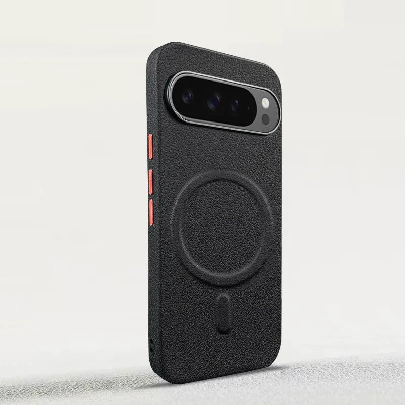 Magnetische Lederhülle Pixel 10/9 Pro/9A