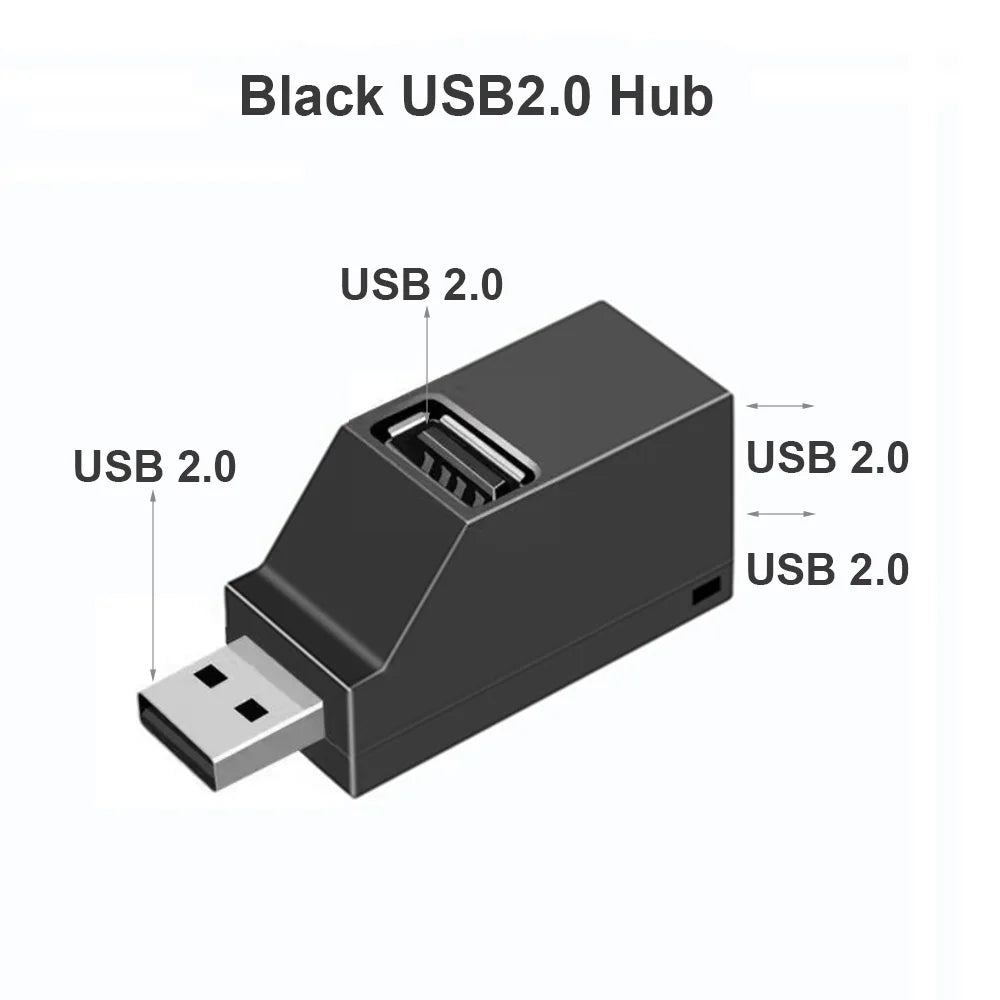 USB 3.0 HUB Adapter 1 auf 3 Ports Mini