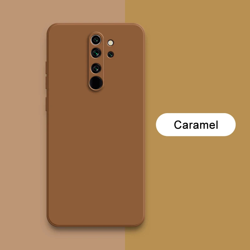 Quadratische Silikonhülle Redmi Note 8 Pro