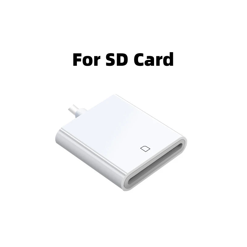 Lightning to SD/TF card reader adapter for iPhone and iPad