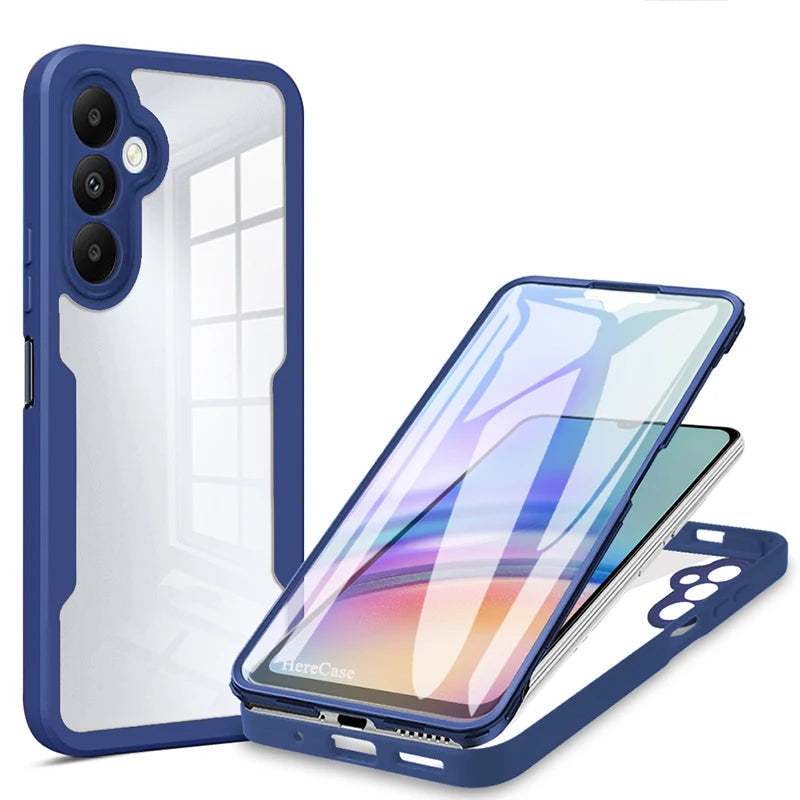 360° Hülle mit Displayschutz für Galaxy A-Serie