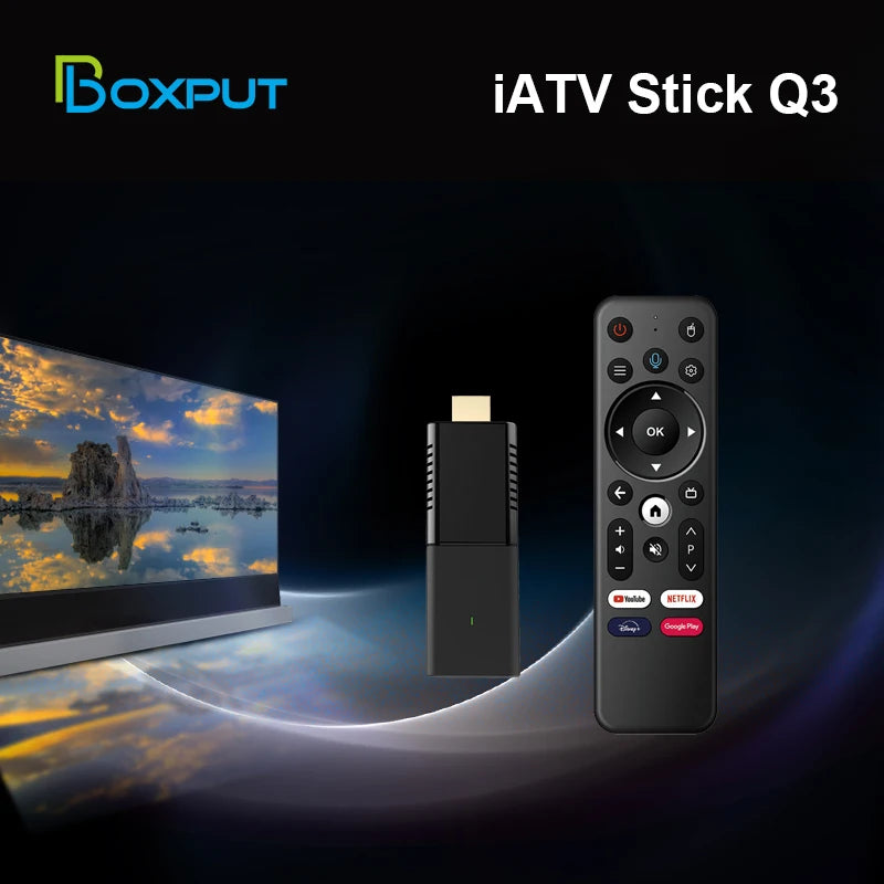 Android 10 4K HDR TV Stick with AV1 & Voice Control