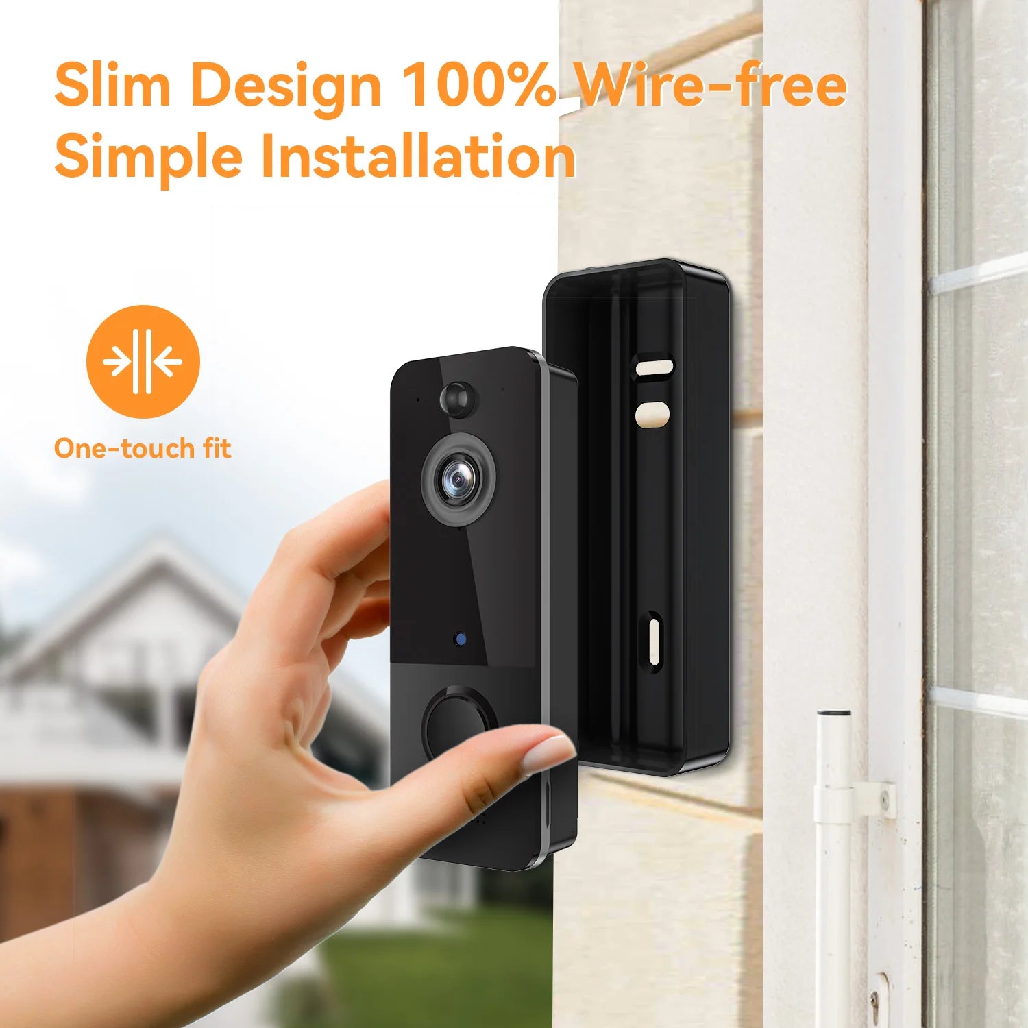 Drahtlose Wifi Video-Türklingel 1080P mit Kamera