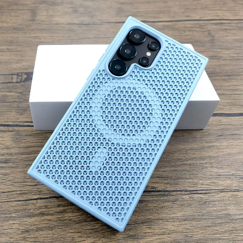 Luxus Hülle mit Wärmeschutz für Galaxy S25