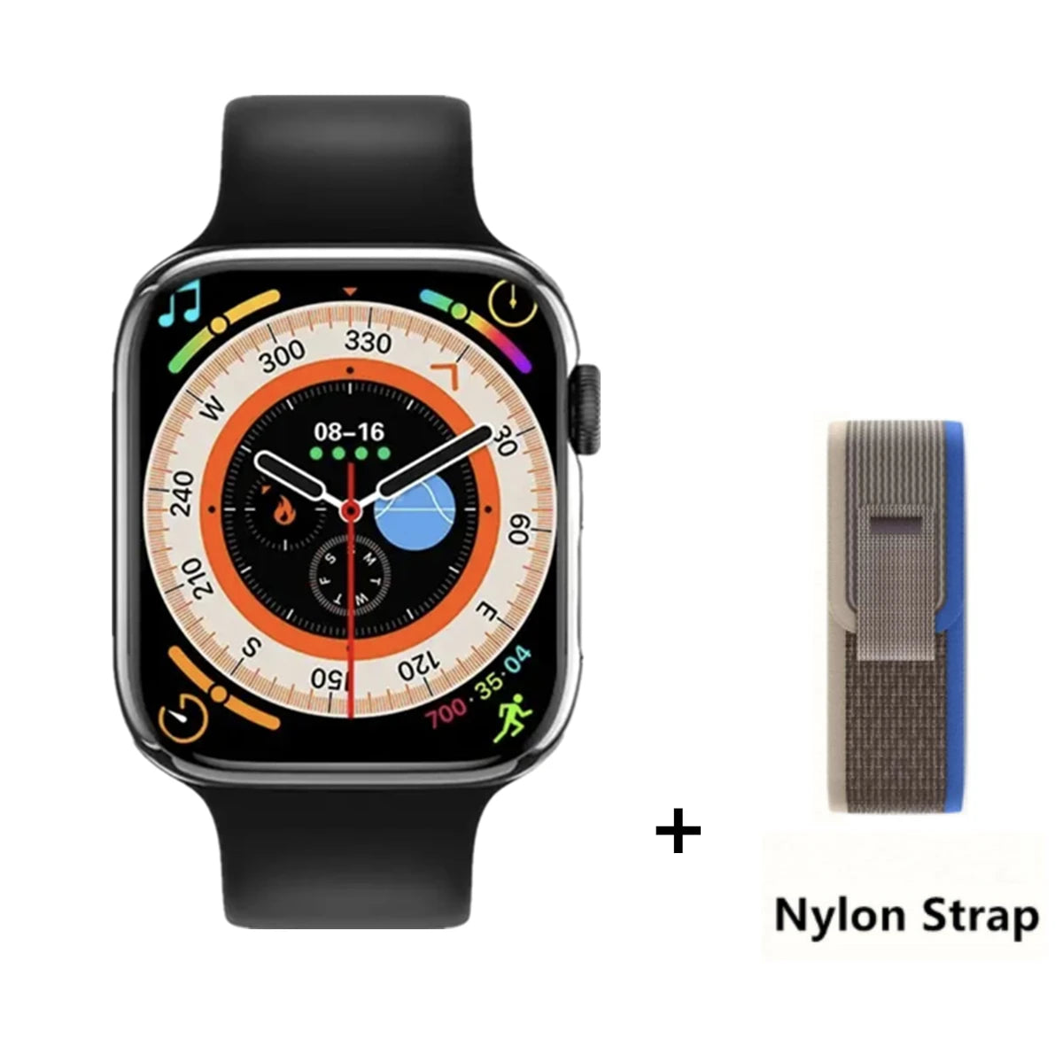 Moderne Smartwatch 10 GPS NFC BT-Anruf Herren