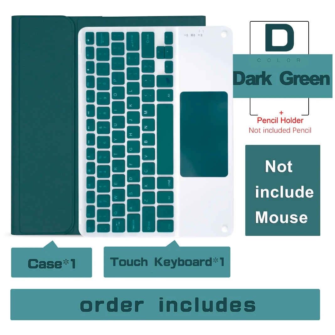 Kabellose Tastatur & Maus für iPad Hülle