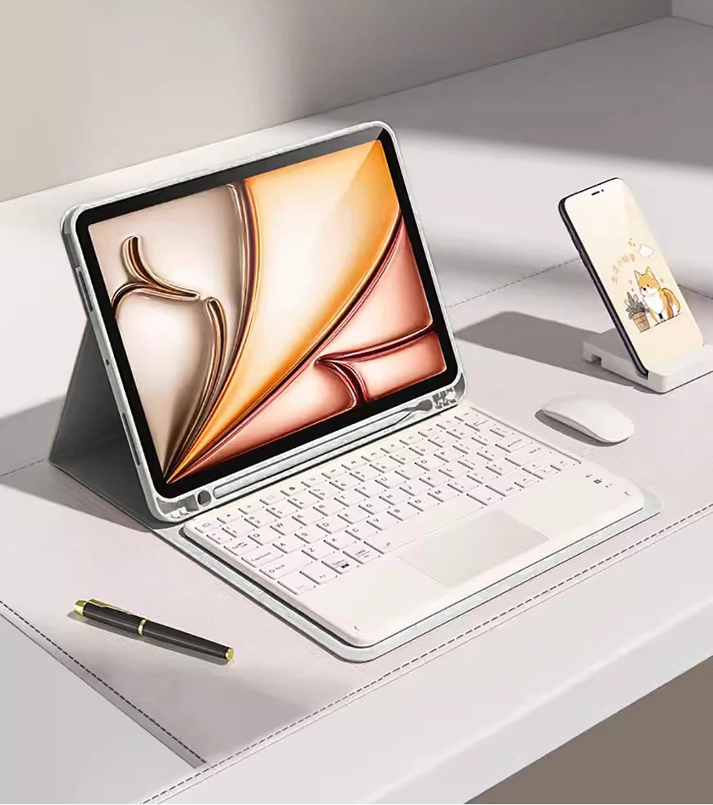 Kabellose Tastatur & Maus für iPad Hülle