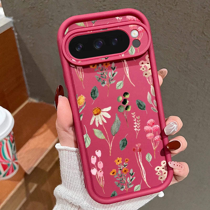 TPU Blumenhülle für Google Pixel 8–9 Pro