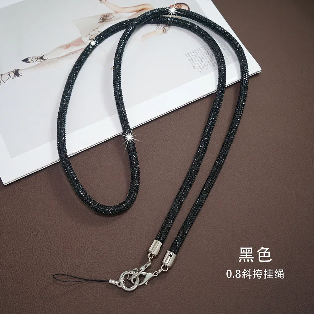 Handyhüllen Lanyard mit Strass – Crossbody Trageriemen