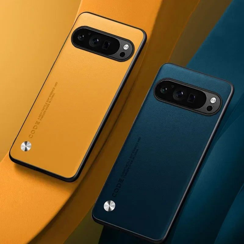 Luxuriöse Lederhülle für Google Pixel