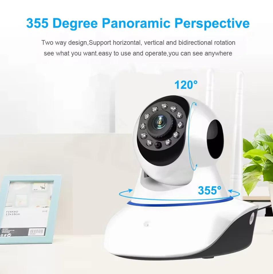 WLAN IP-Kamera Innen mit App, 1080P, Bewegungssensor