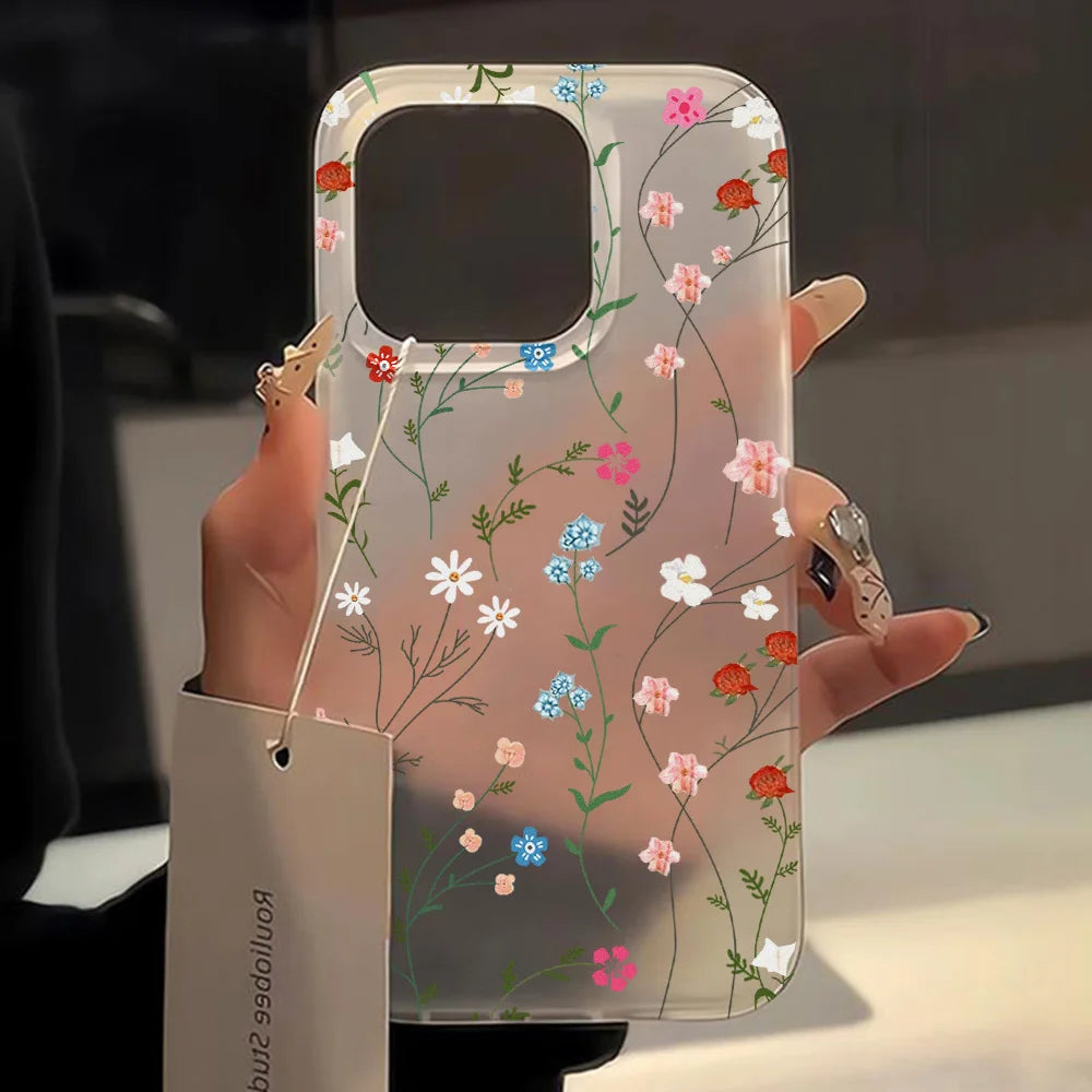 Blumen Handyhülle für iPhone 17 Pro Slim Case