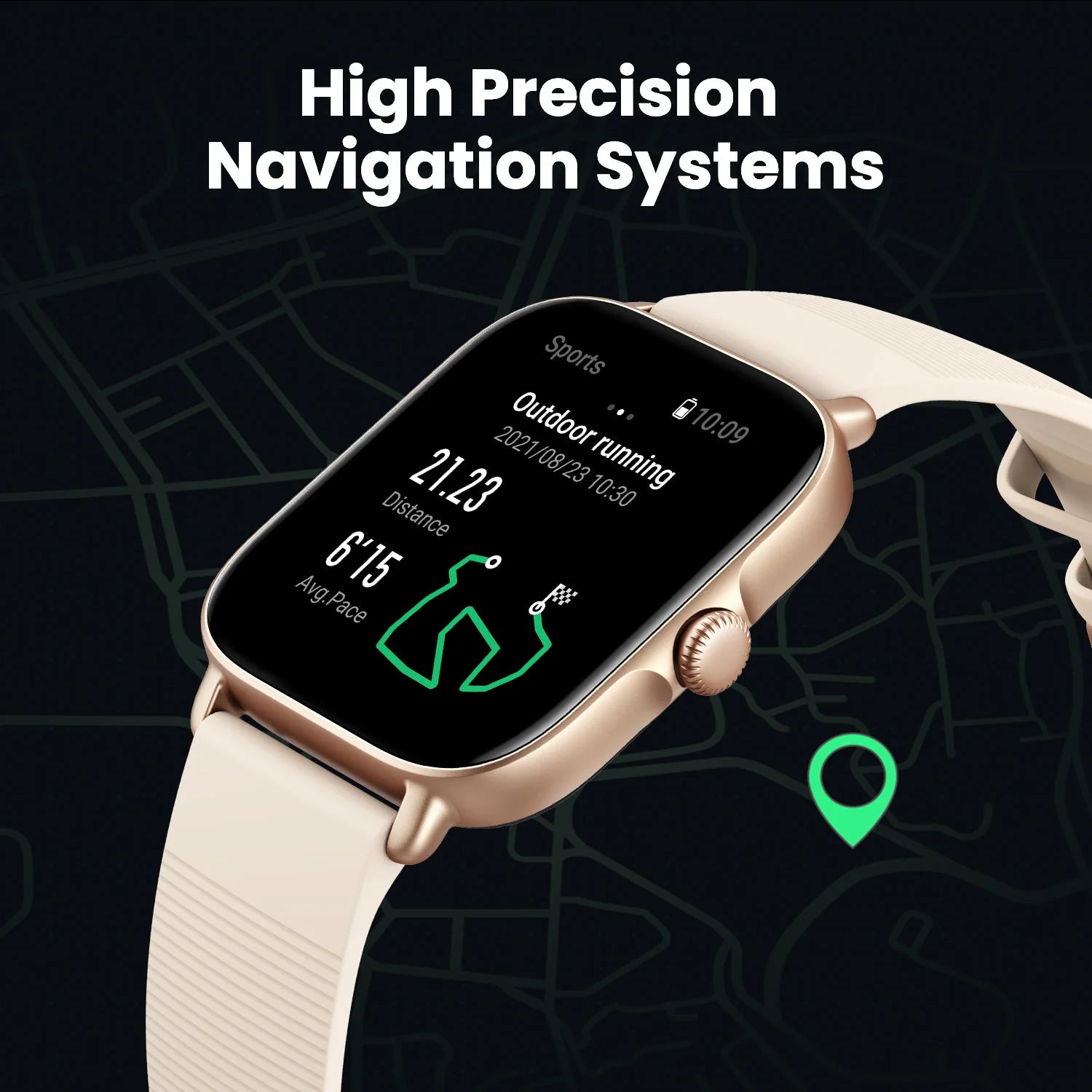 1,45" Smartwatch mit GPS, Fitnessfunktionen & AMOLED