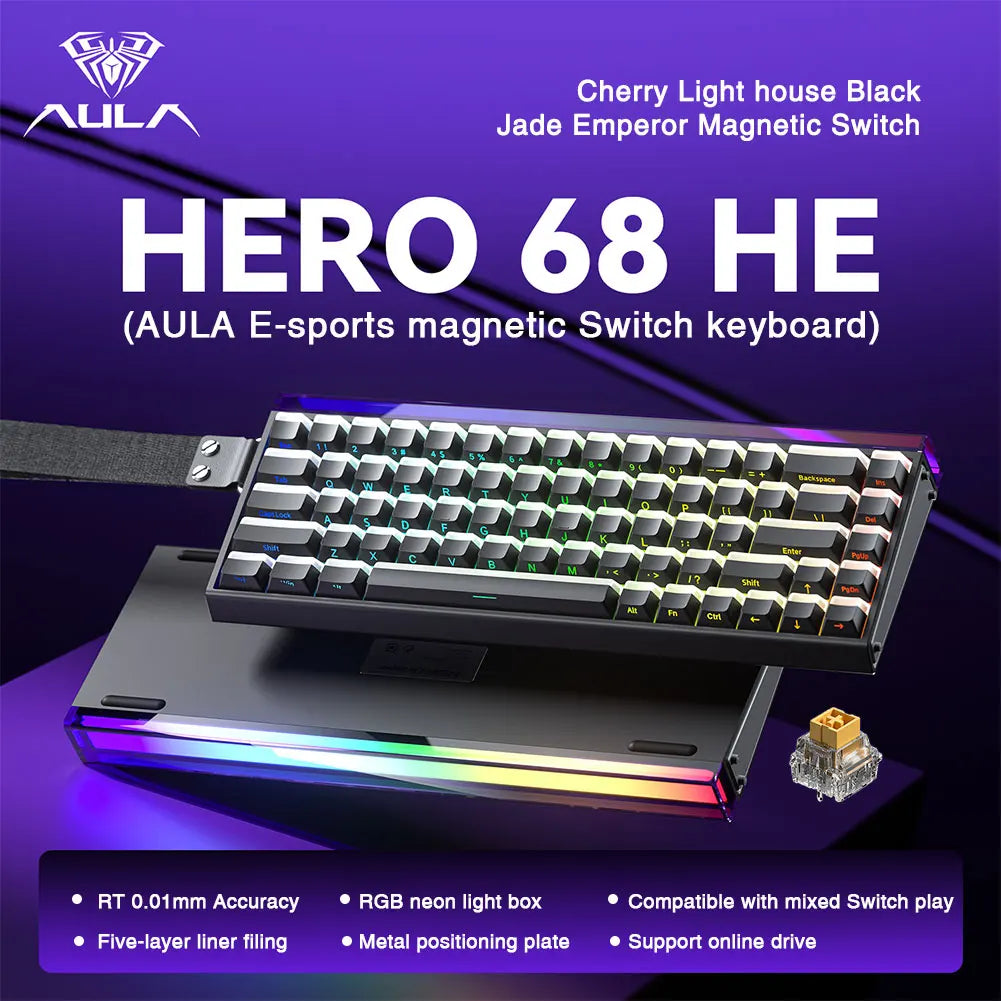 AULA HERO 68HE Gaming Tastatur