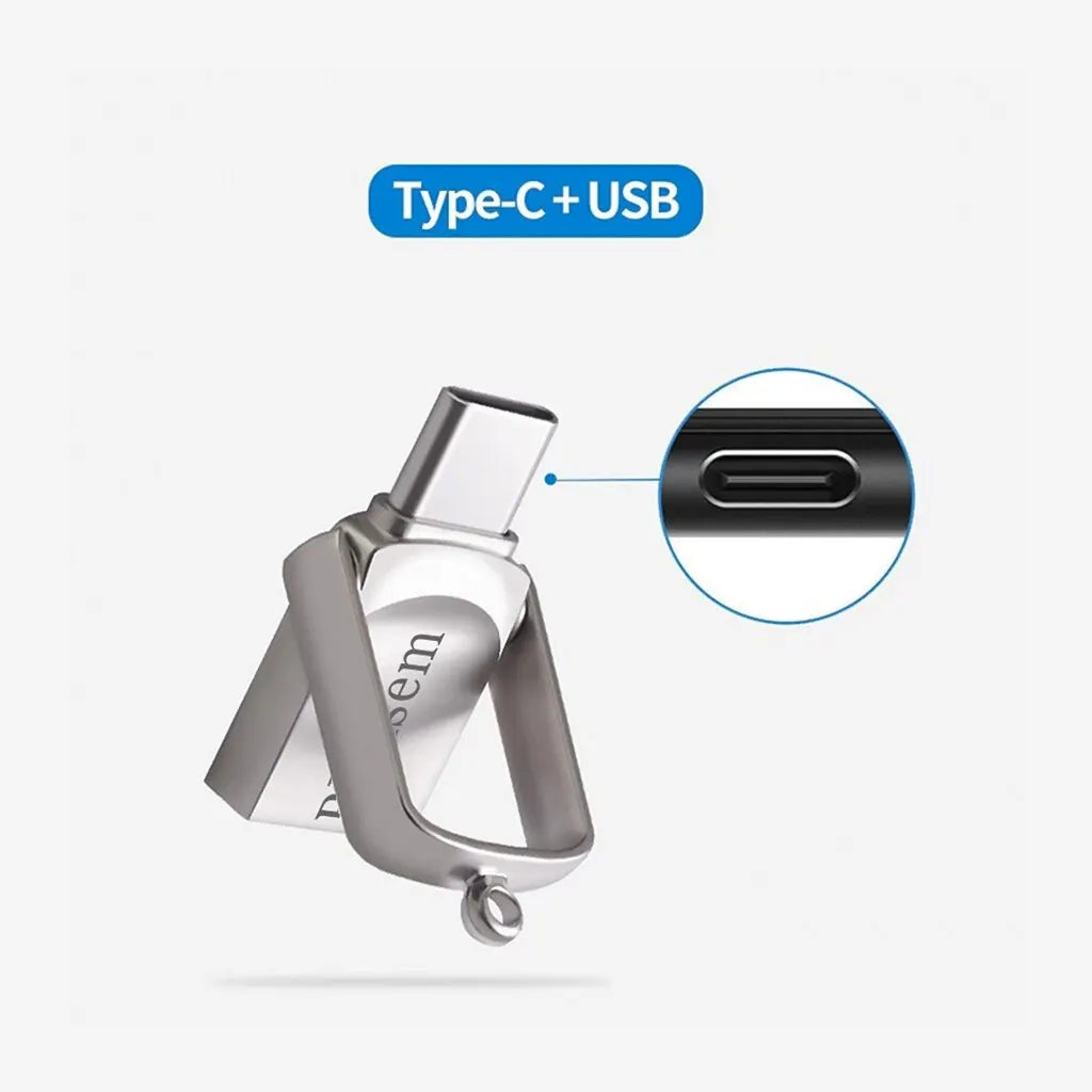 Bliksem 2-in-1 USB-Stick 128GB TYPE-C