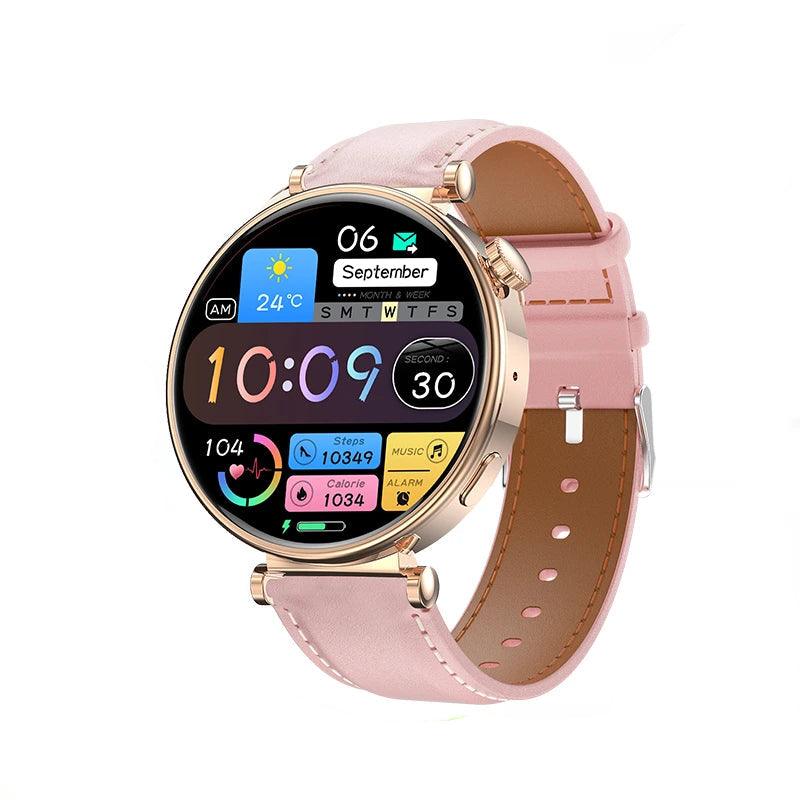 Elegante Damen Smartwatch GPS NFC Fullscreen 2025