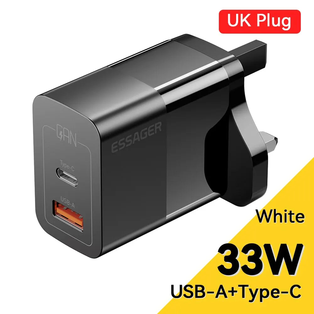 Essager 33W USB-C GAN Schnellladegerät