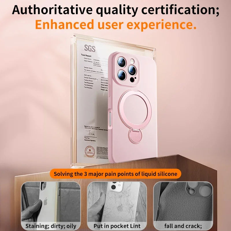 MagSafe Silikonhülle mit Band für iPhone 17 Pro