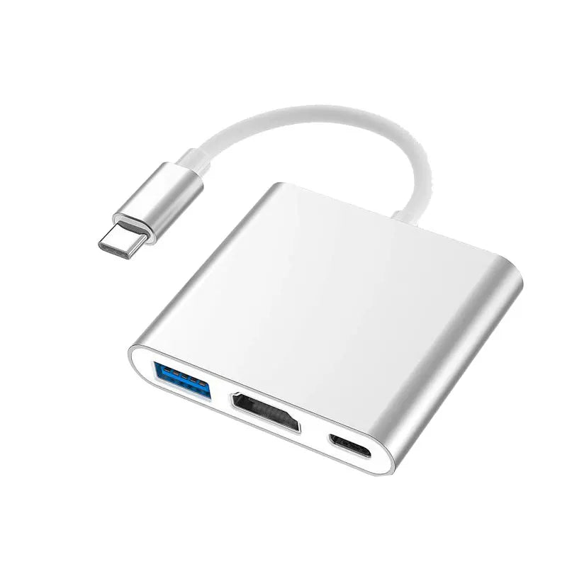 Hub USB-C 3 en 1 100 W avec HDMI et USB 3