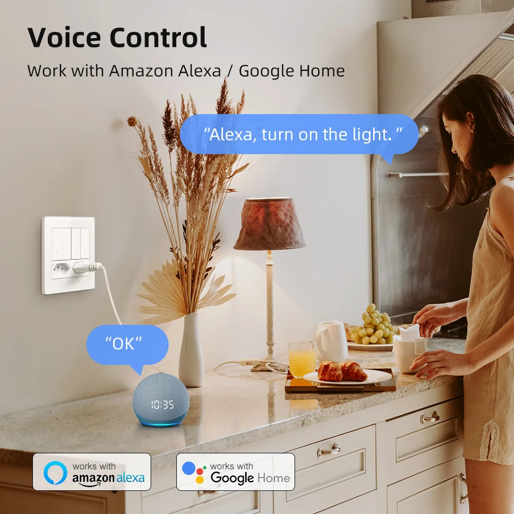 WLAN Smart Schalter und Steckdose 4x4 Brasilien
